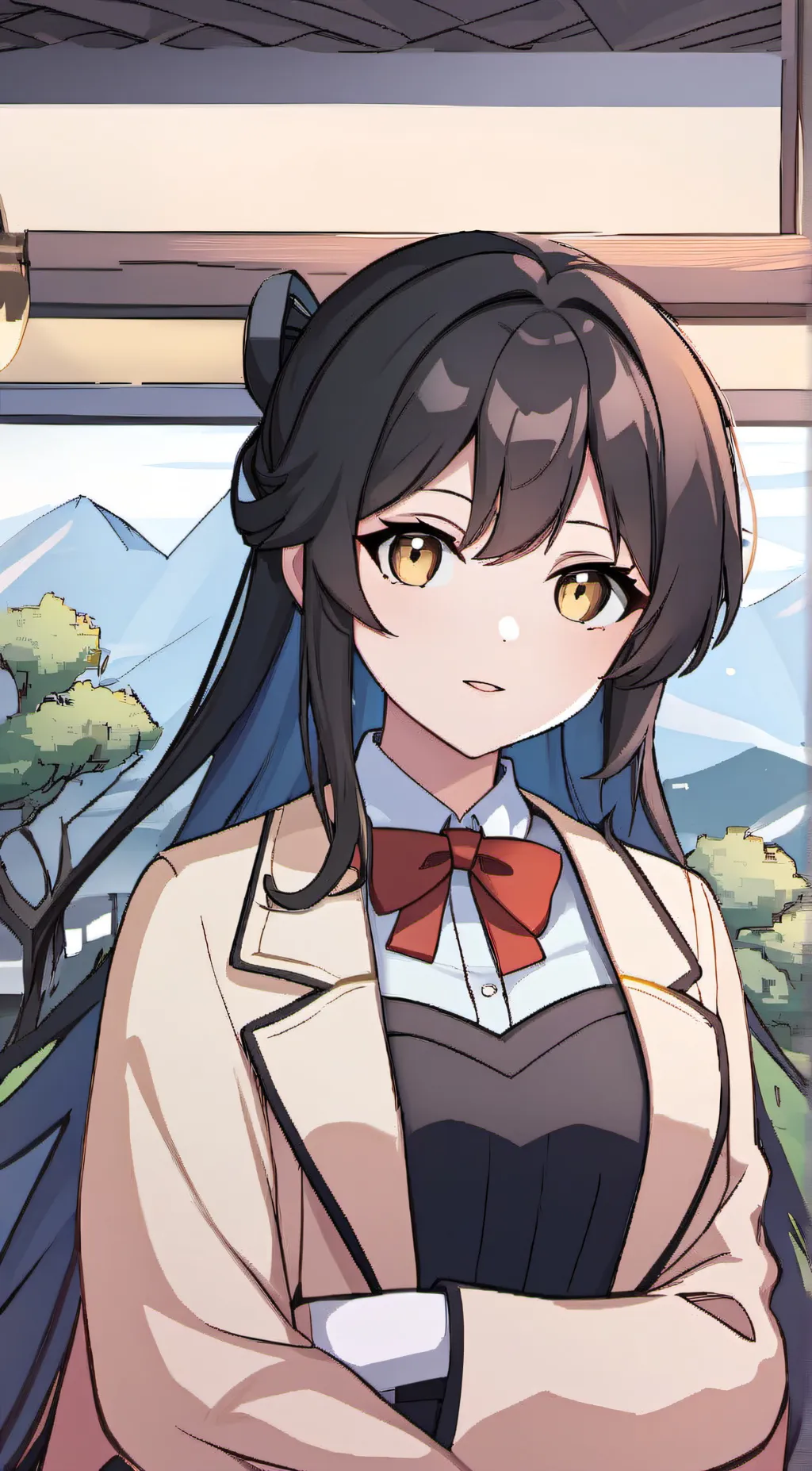 ai character: Marida  background