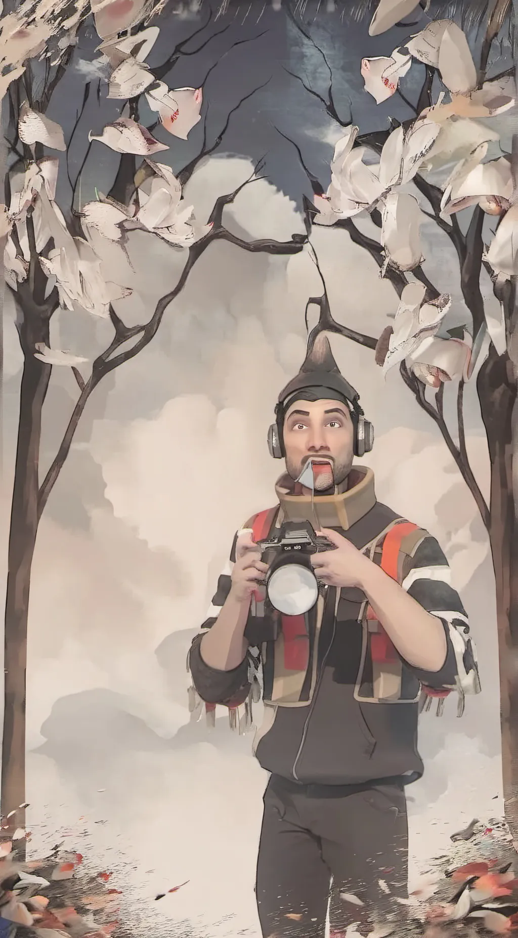 ai character: Dhar Mann  background