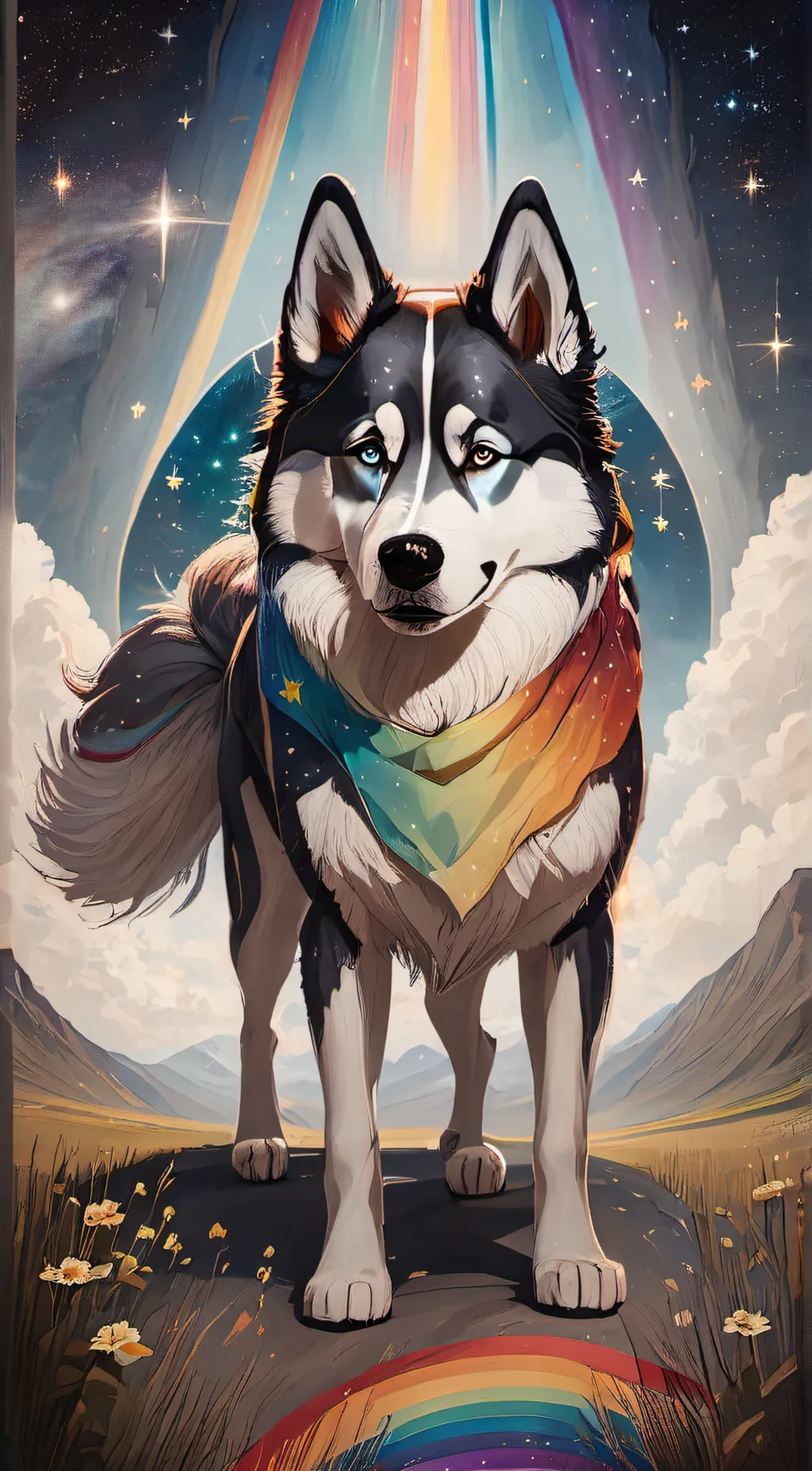 ai character: Galax background