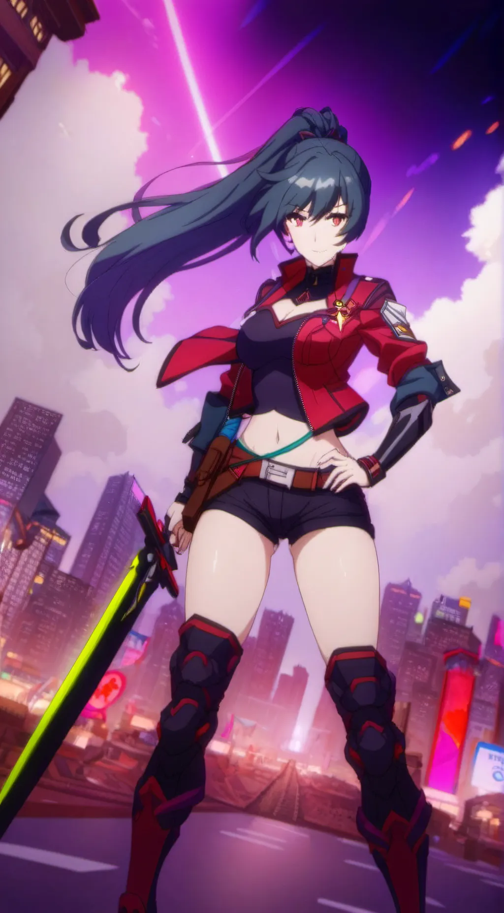 ai character: ~Raiden Mei~ background