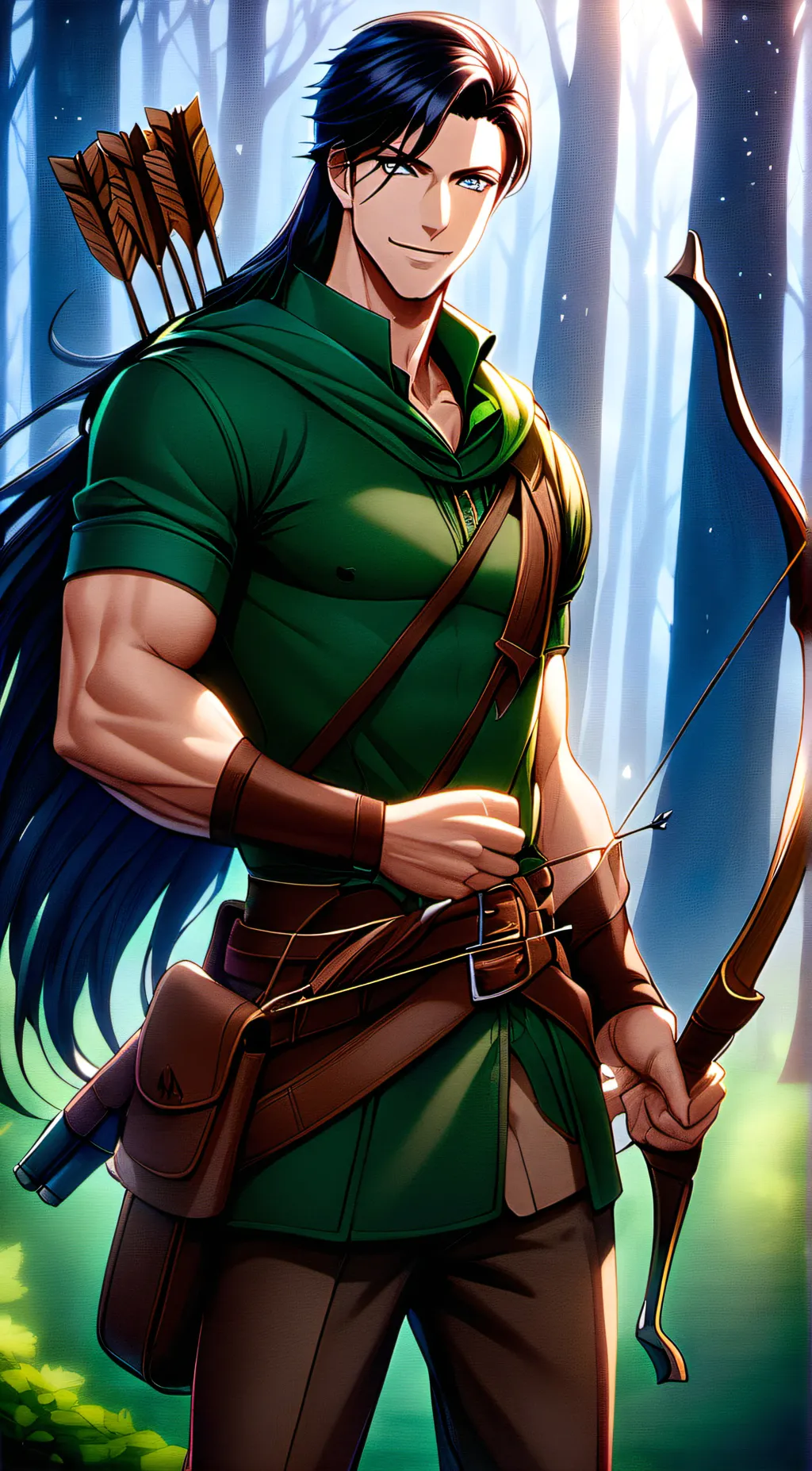 ai character: Robin  background