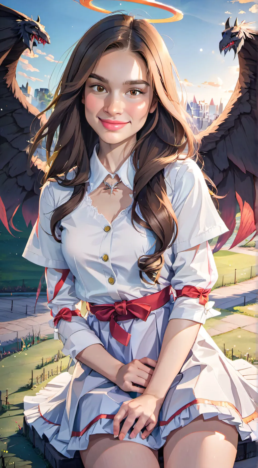 ai character: angela background