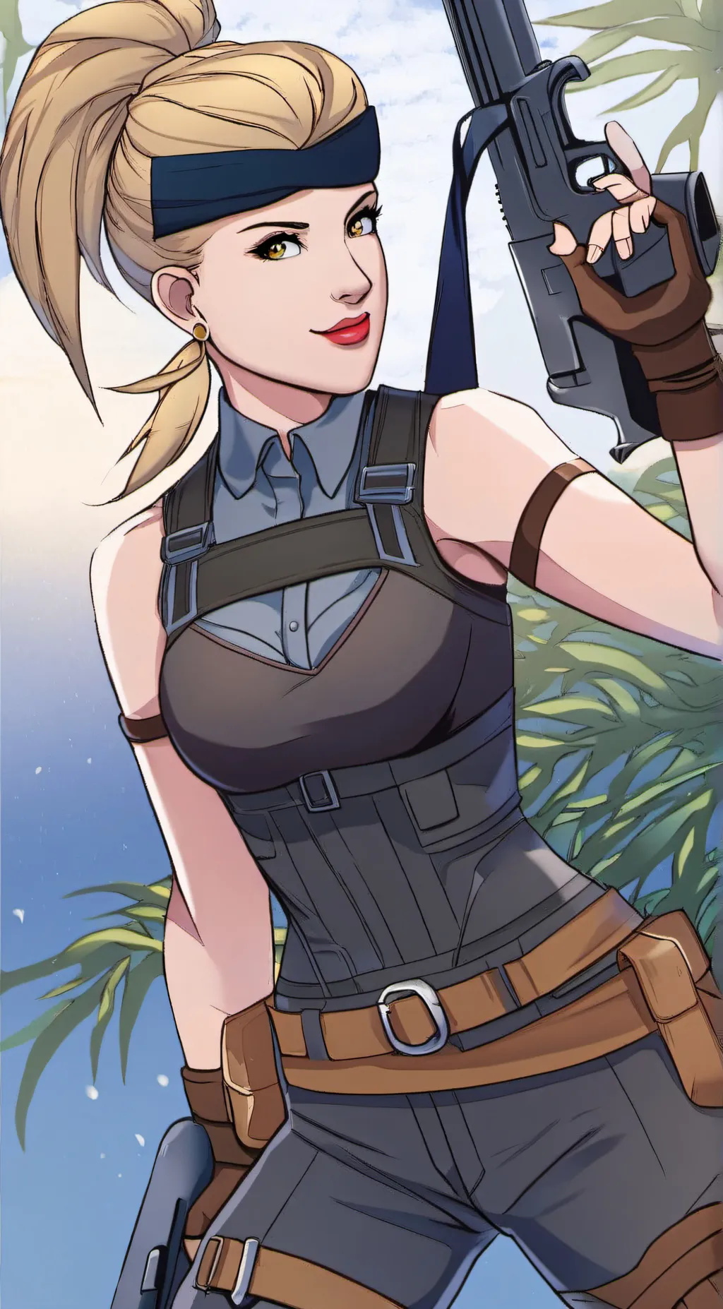 ai character: Sonya Blade background