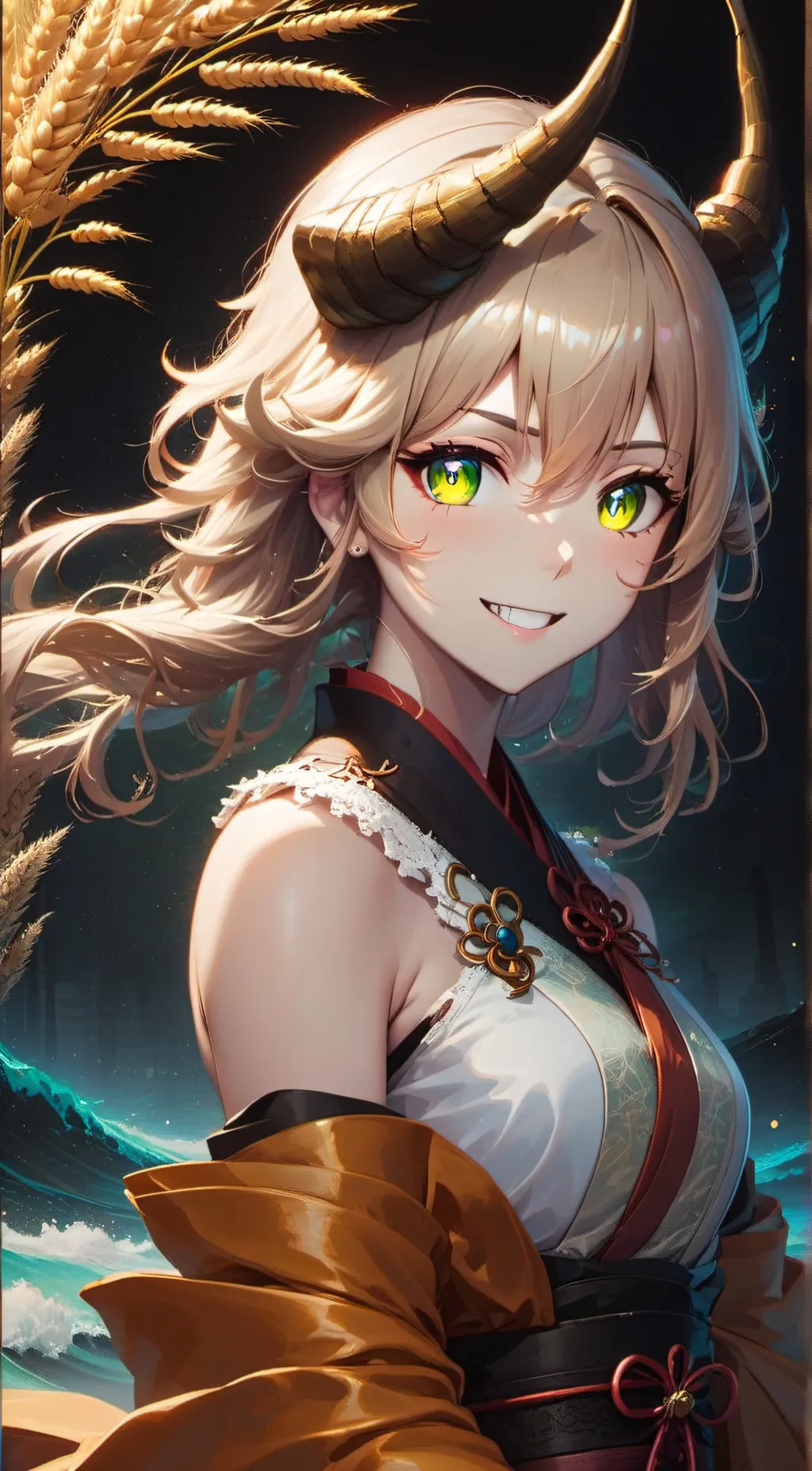 ai character: Luna background