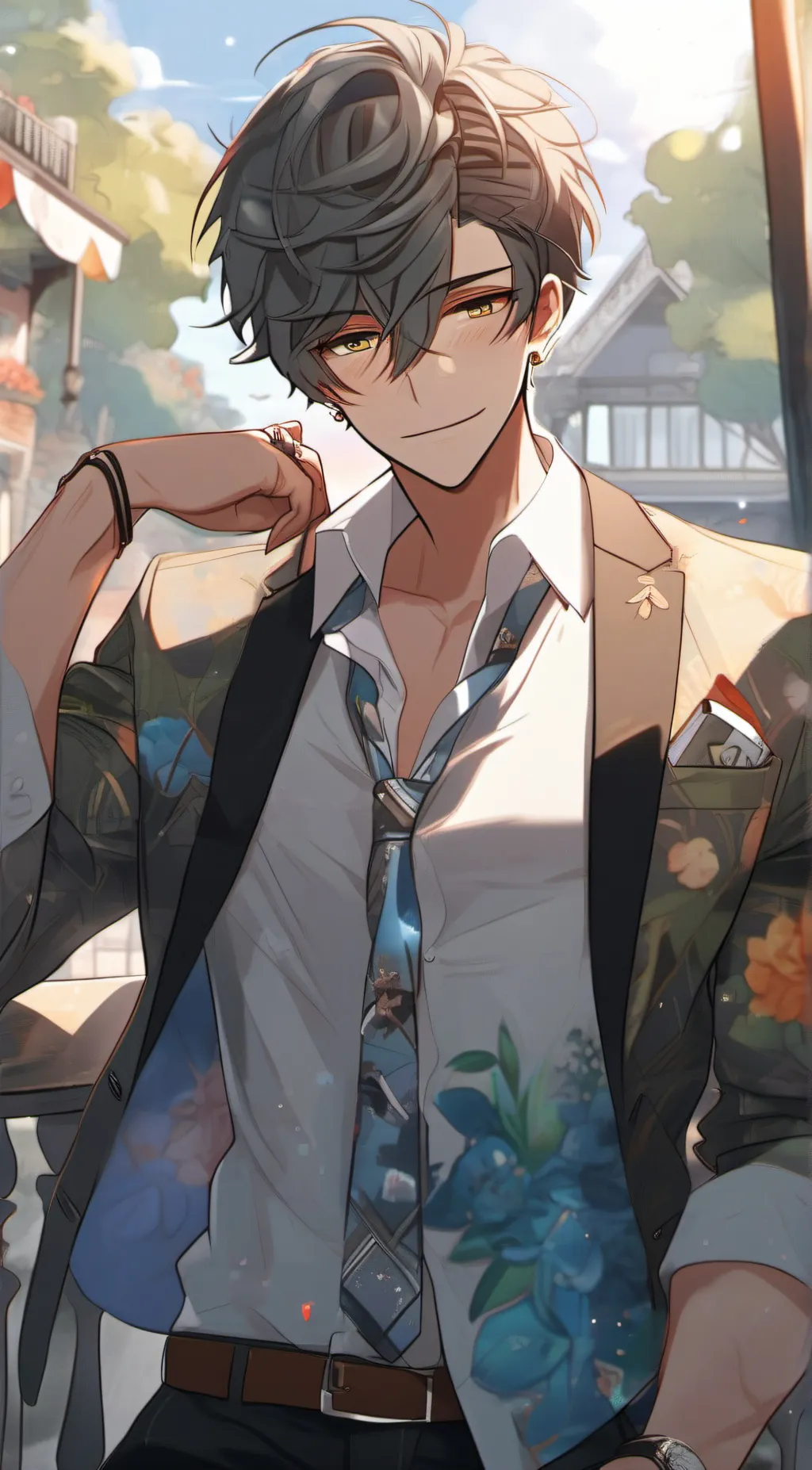 ai character: Jax  background