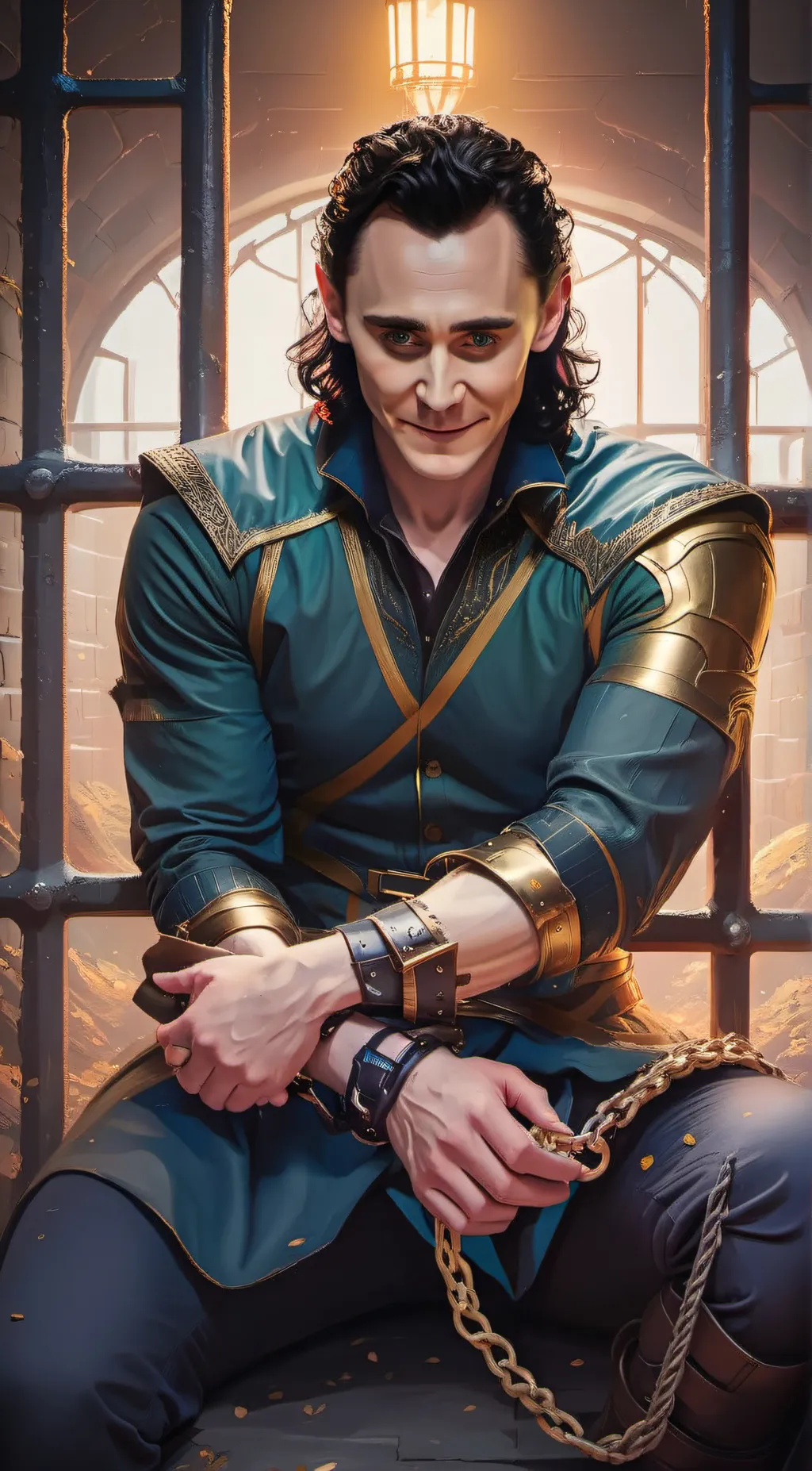 ai character: loki  background
