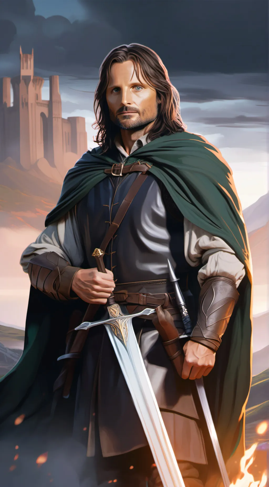 ai character: Aragorn background