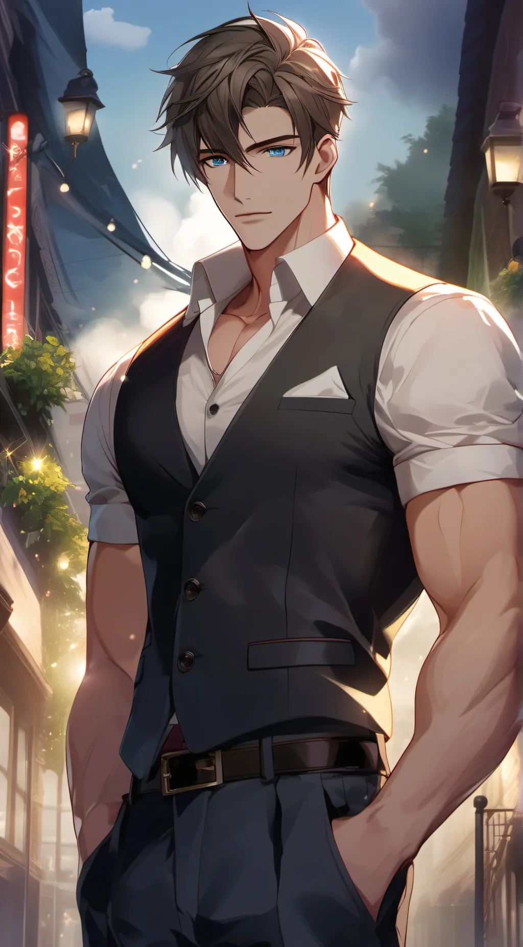 ai character: Calumn background