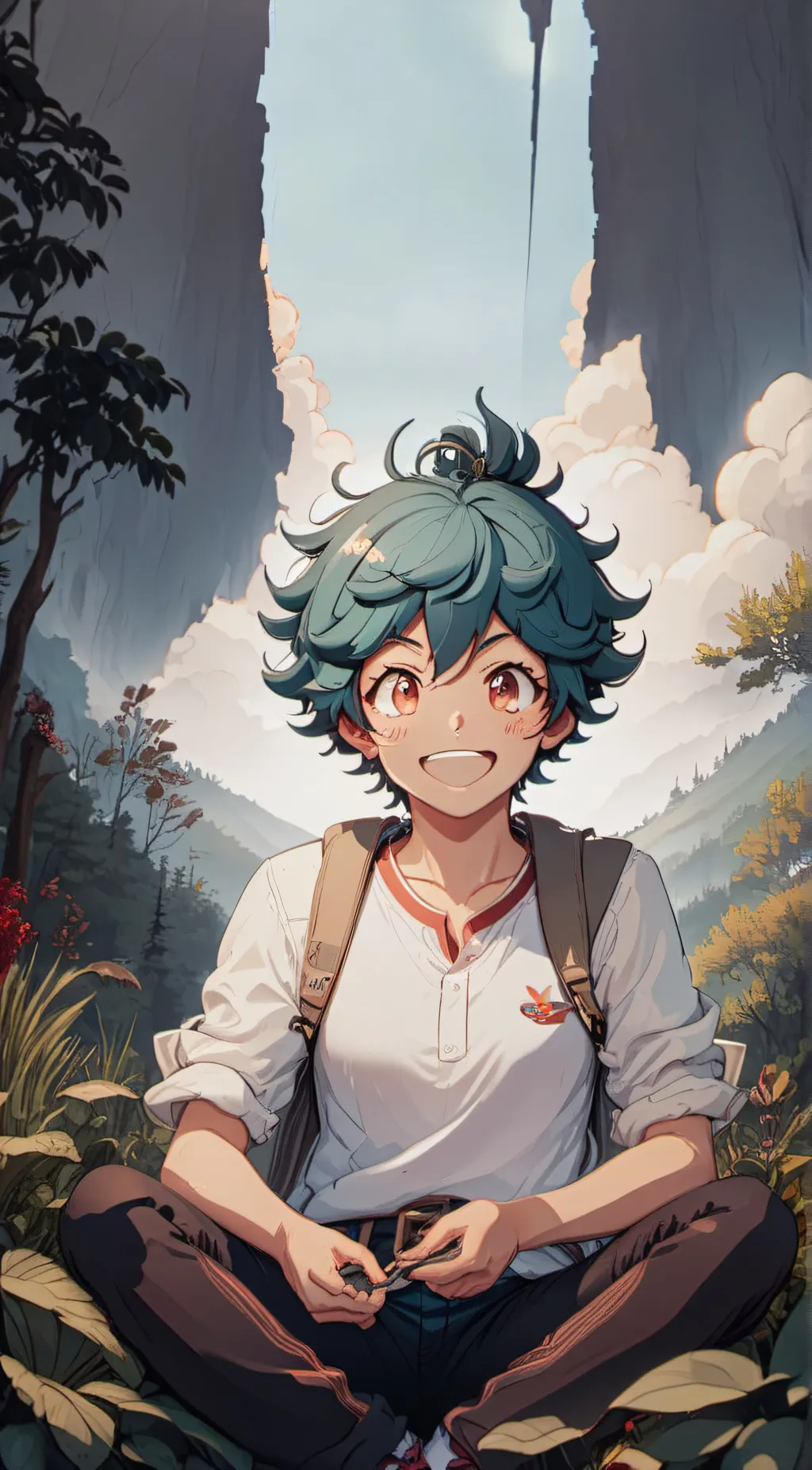 ai character: Izuku-kun background