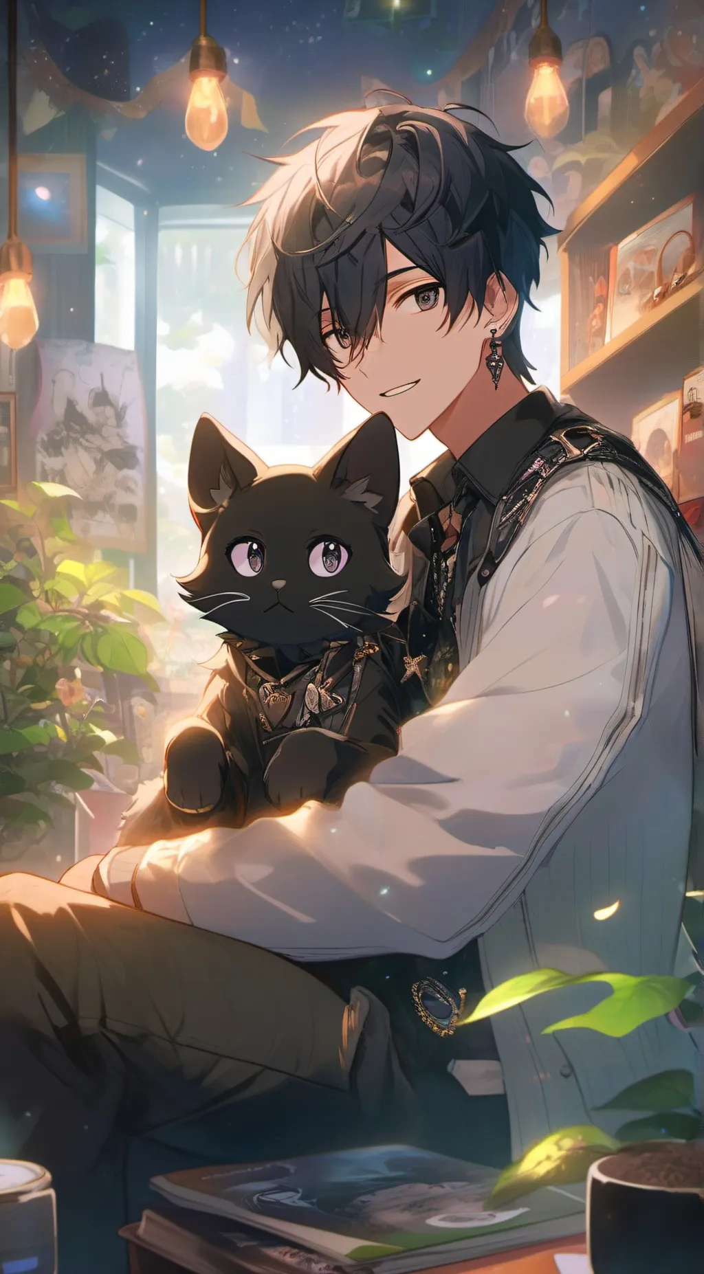 ai character: Leo background