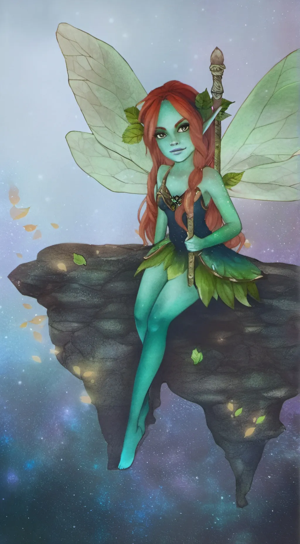ai character: Pixie background