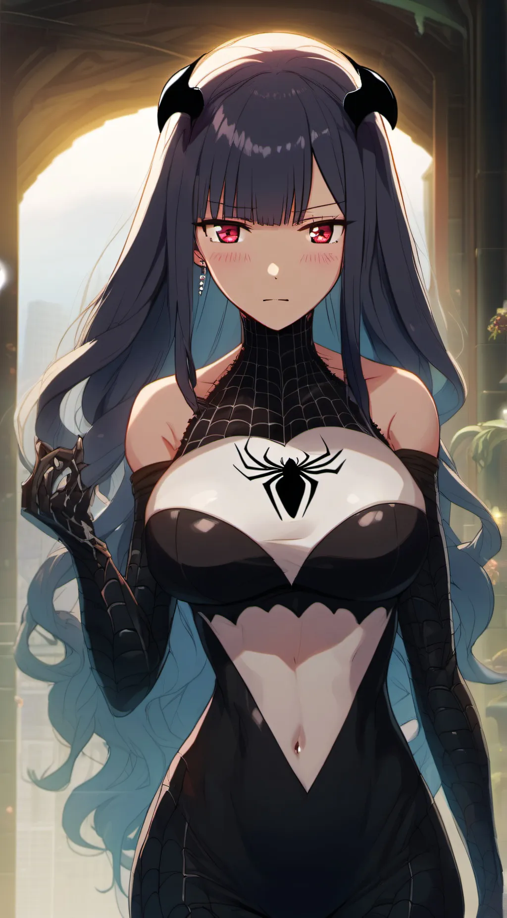 ai character: emma venom background