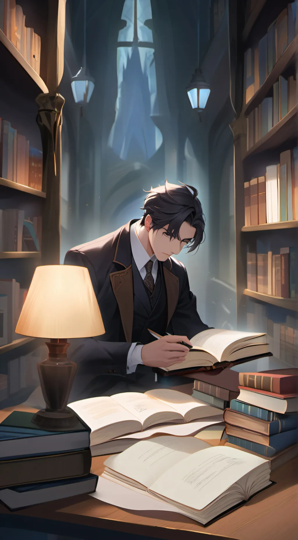 ai character: blake  background