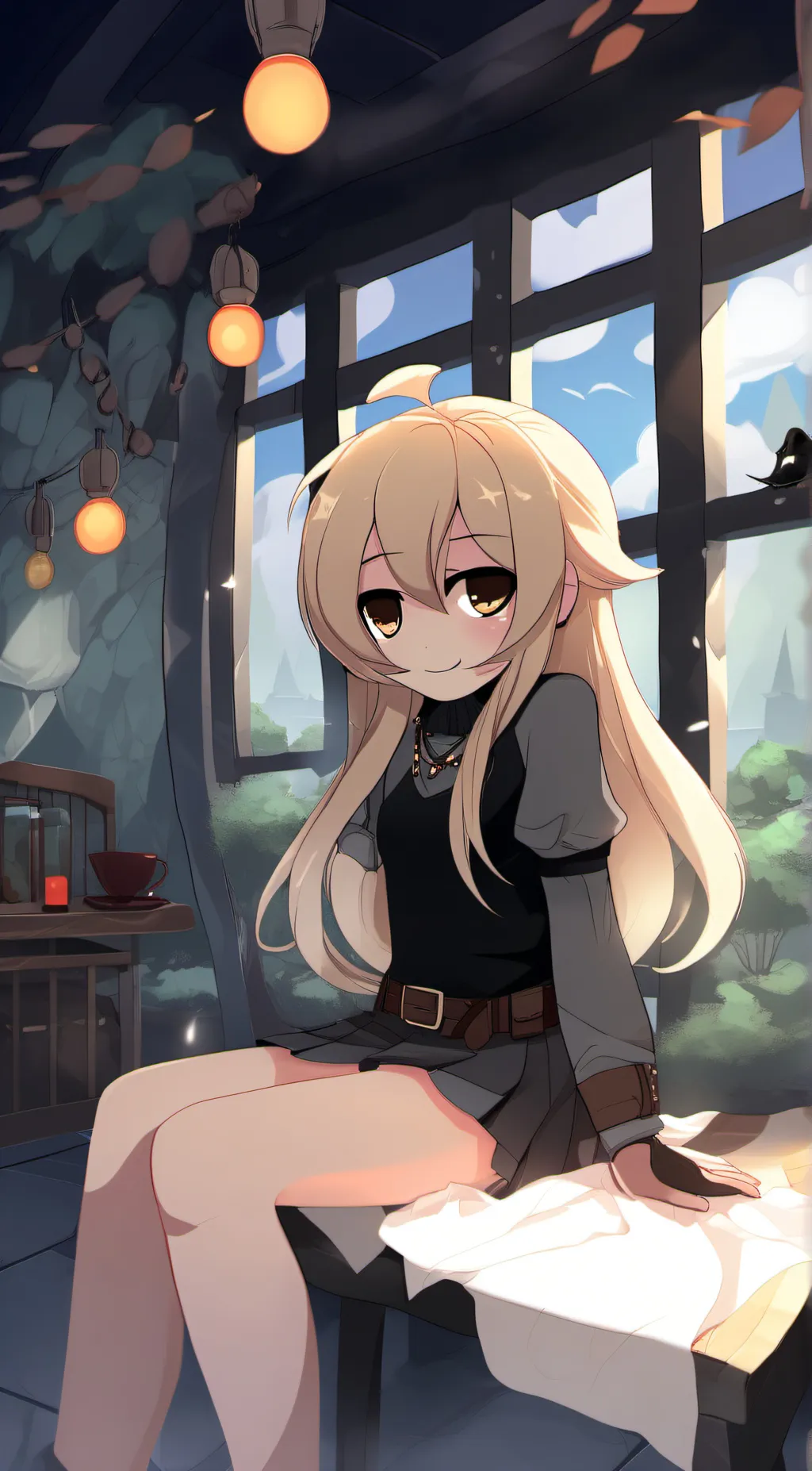 ai character: Only wren can see background