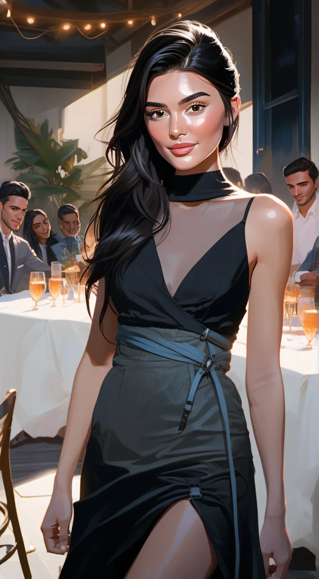 ai character: Kylie Jenner background