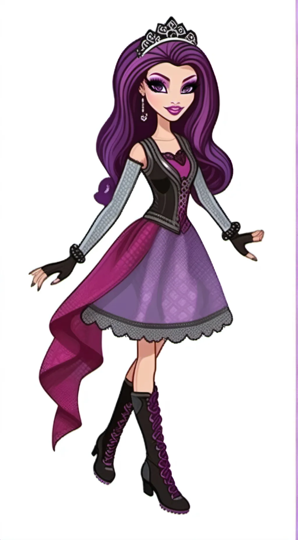 ai character: Raven Queen background
