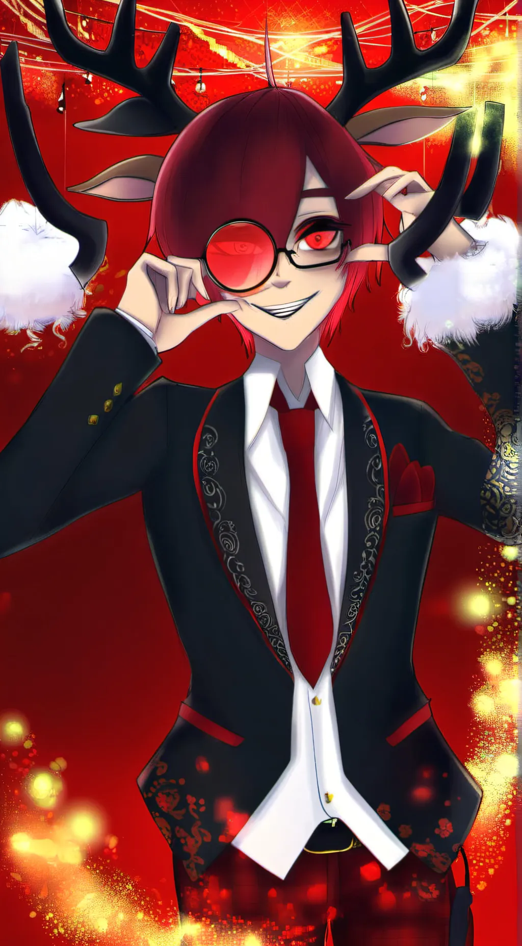 ai character: alastor  background