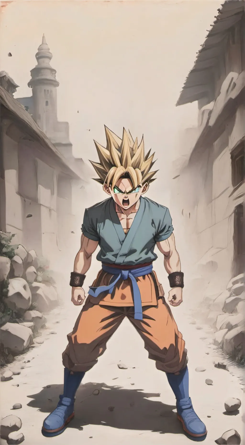 ai character: SSJ2 Gohan background