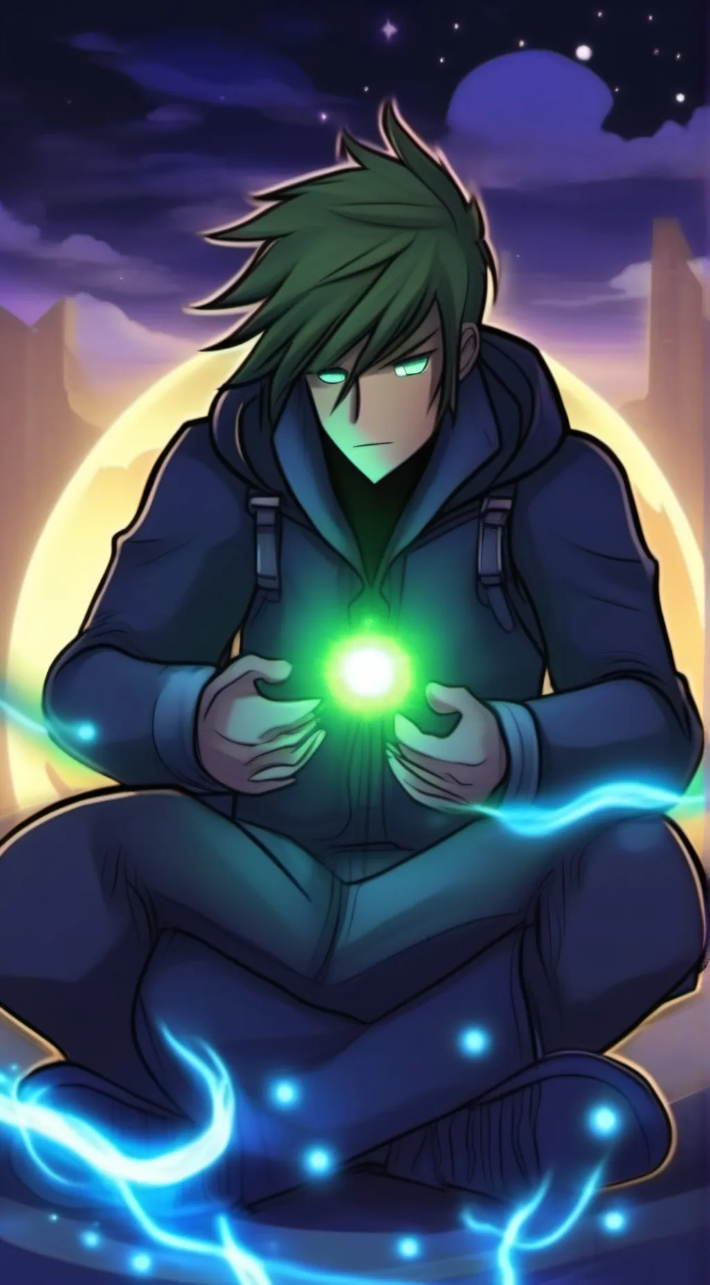 ai character: clover background