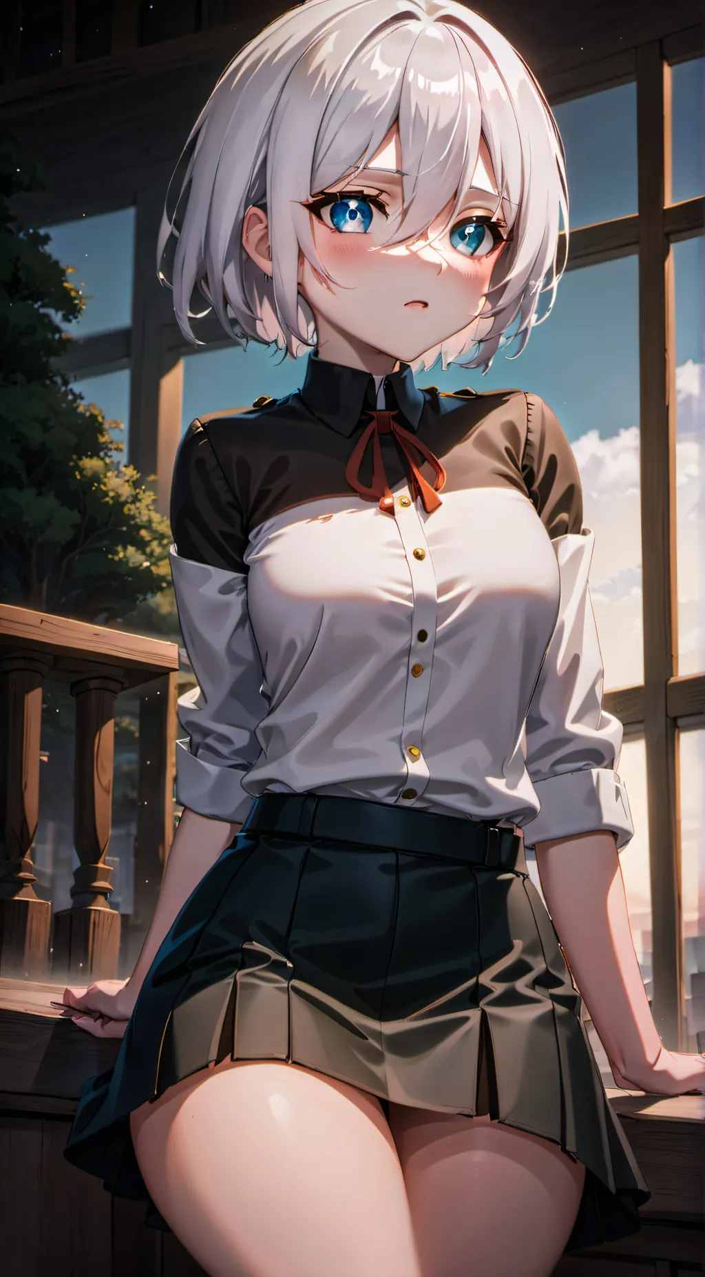 ai character: Haru  background