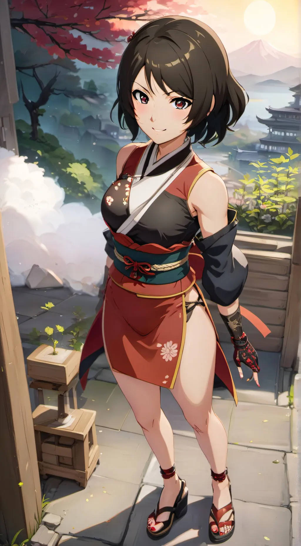 ai character: Kurotsuchi  background