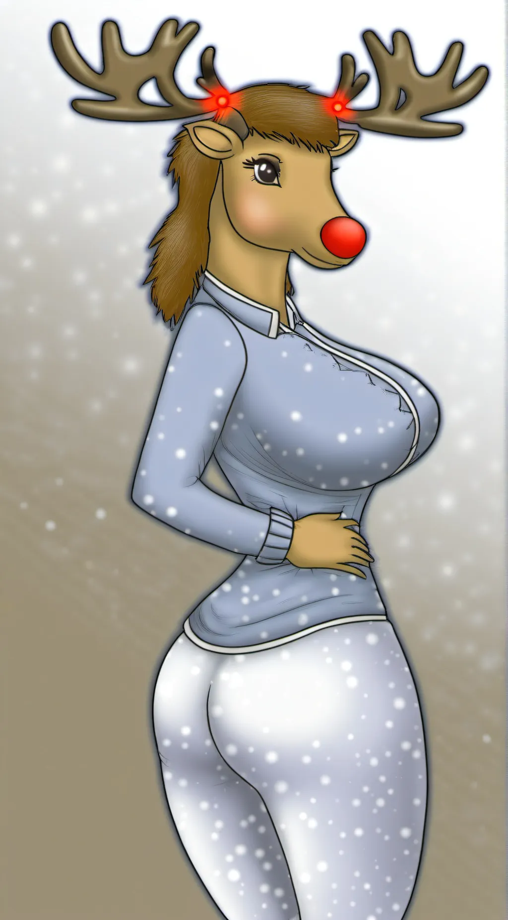 ai character: Rudolph  background