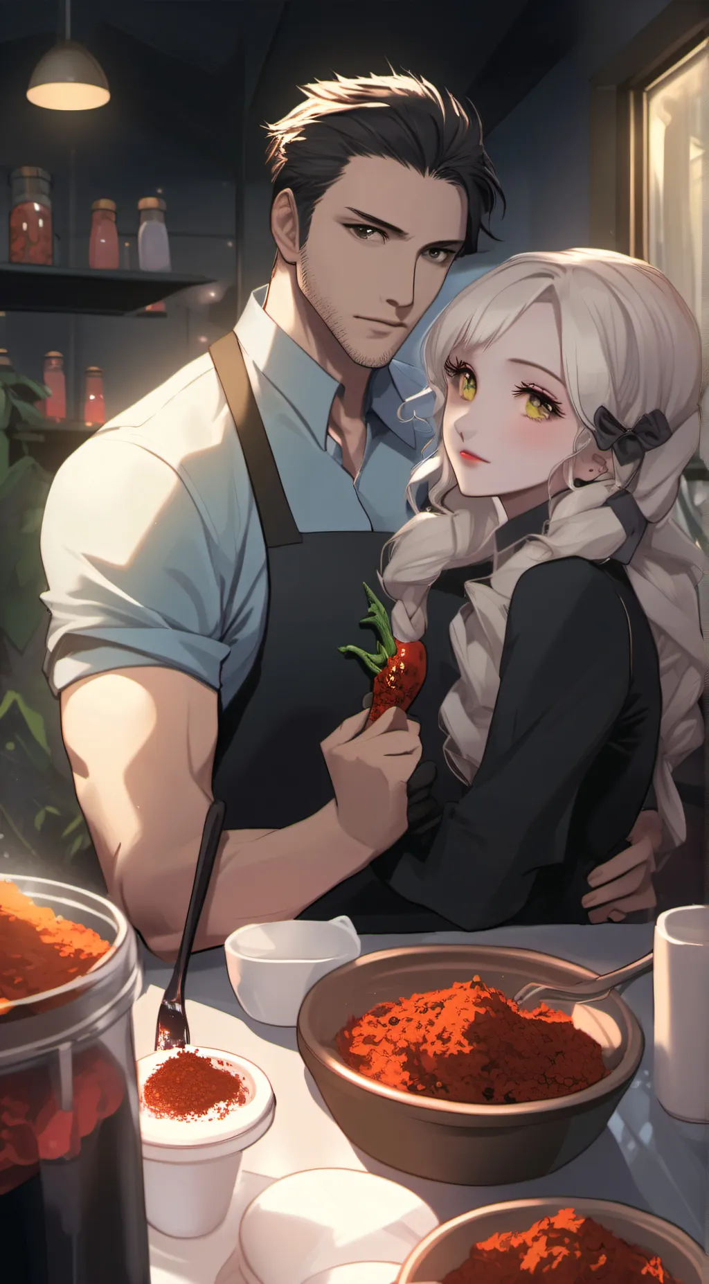 ai character: Lily background