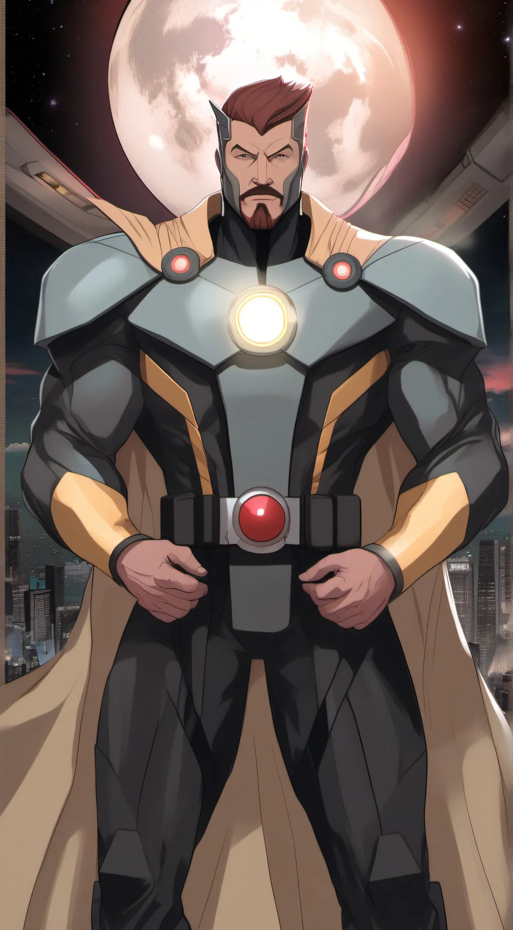 ai character: omni man  background