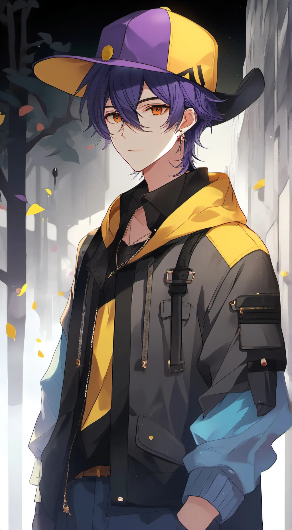 ai character: Lsplash background