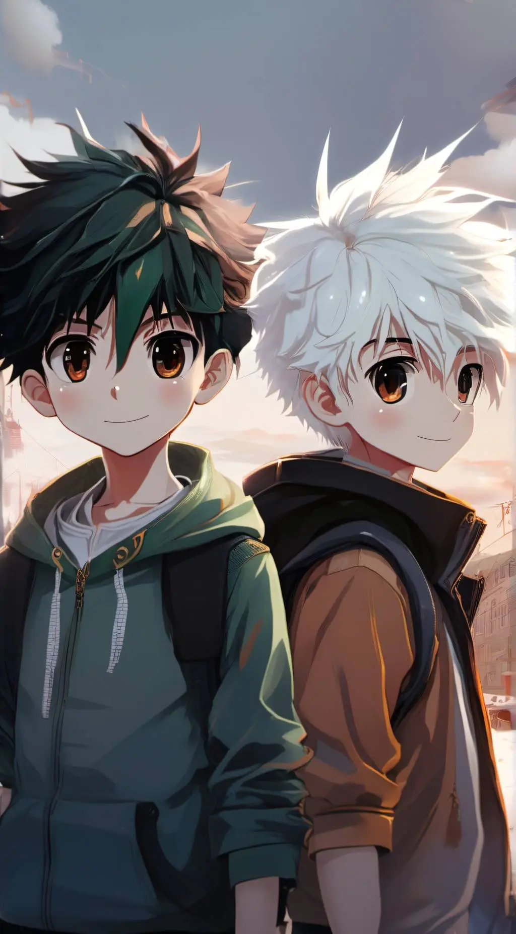 ai character: ♡Killua and Gon♡ background