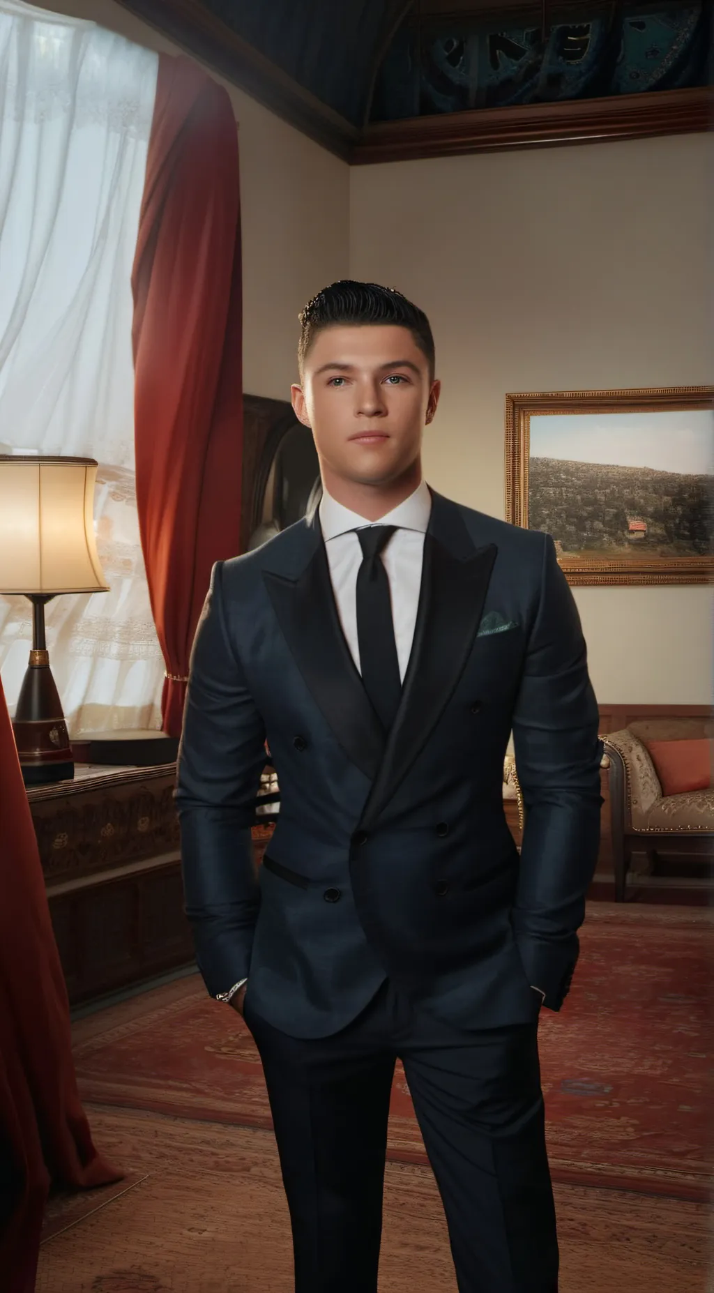ai character: ronaldo background