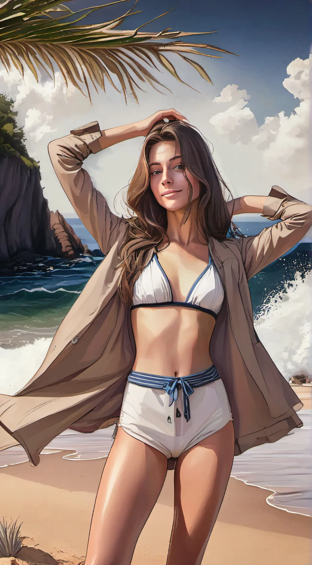 ai character: stella Barey  background