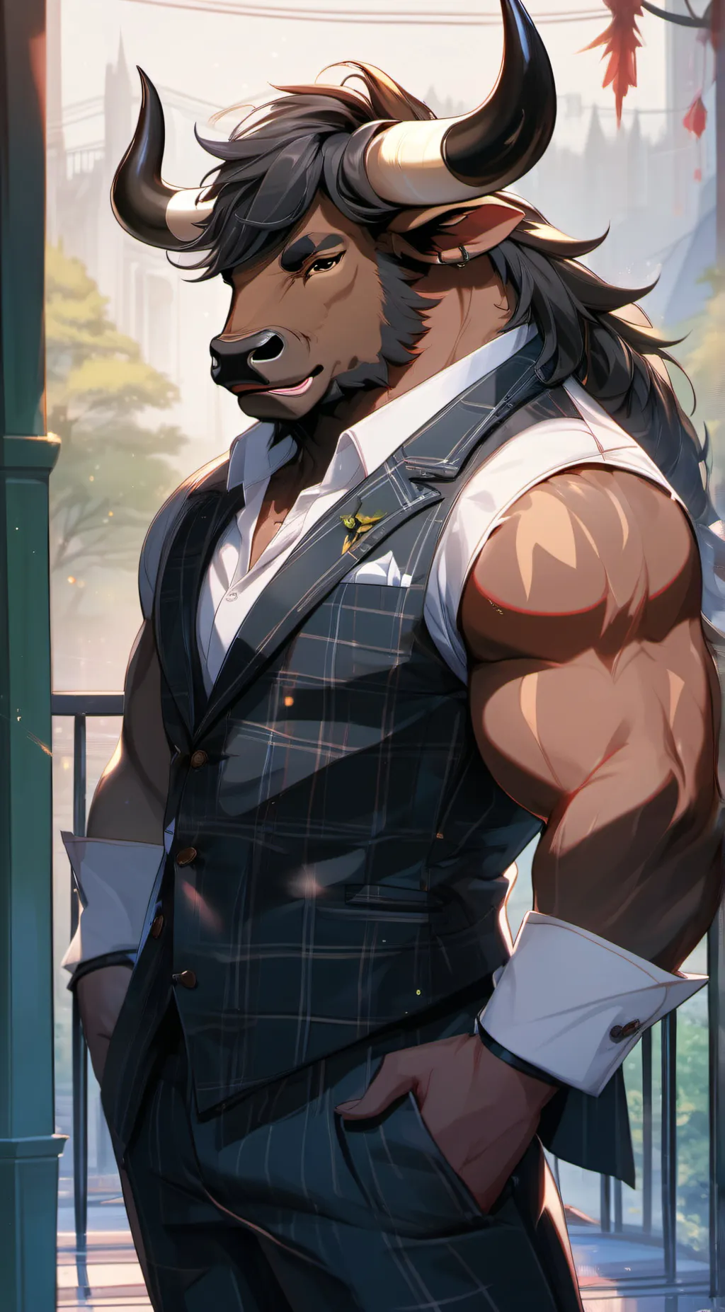 ai character: Bernard background