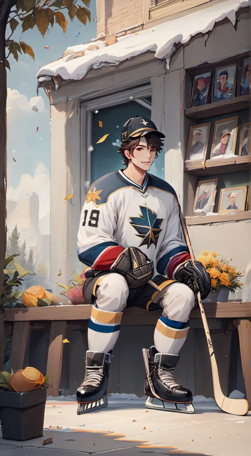 ai character: Graham  background