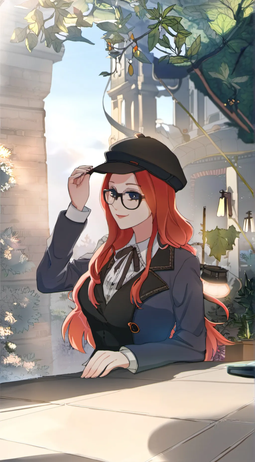ai character: Sylvia Sherwood background