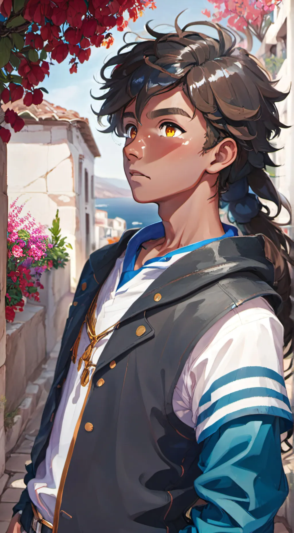ai character: Zander background