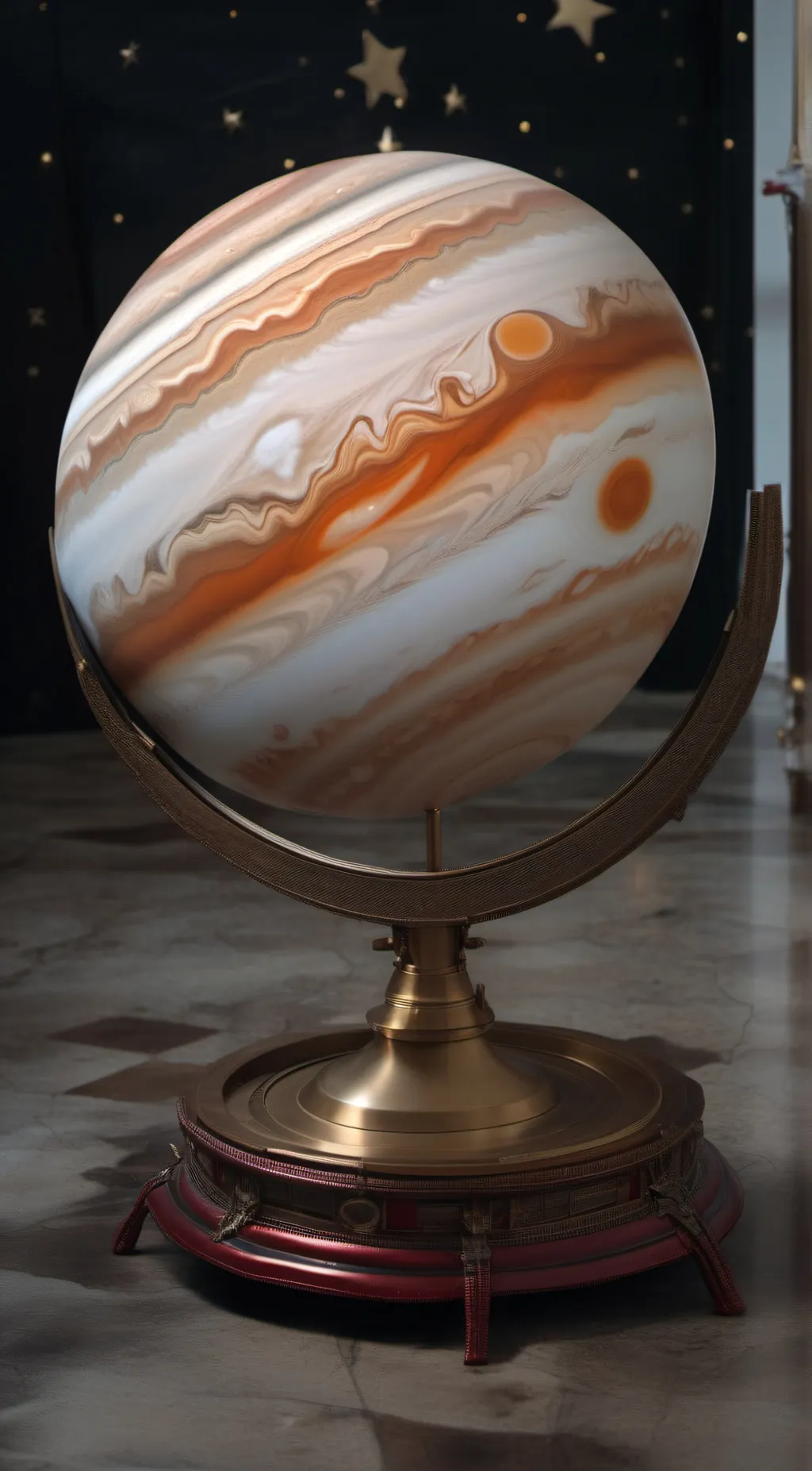 ai character: jupiter  background