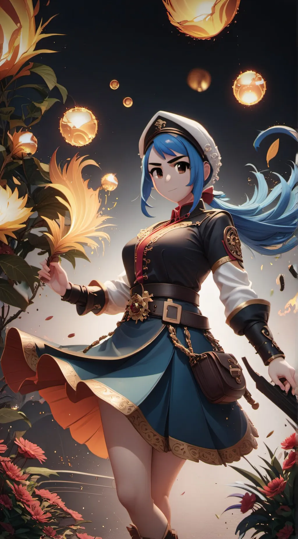 ai character: Water Bottle TDOS background