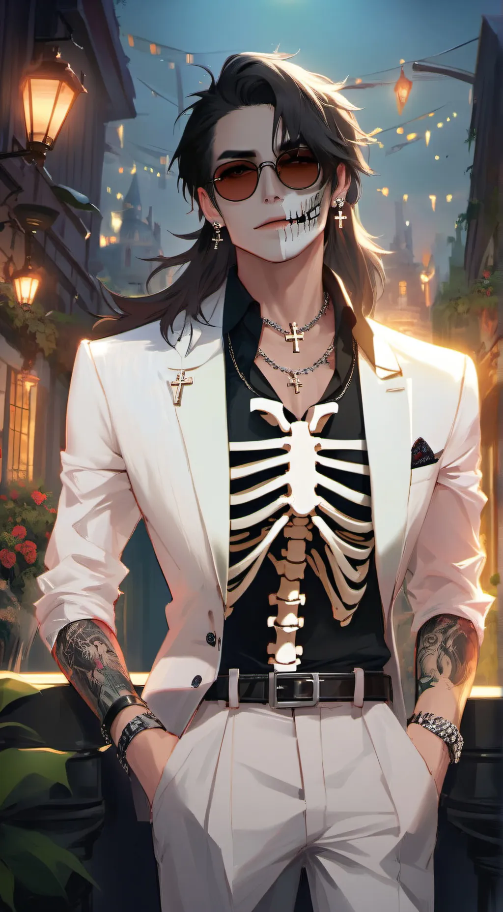 ai character: adonis background