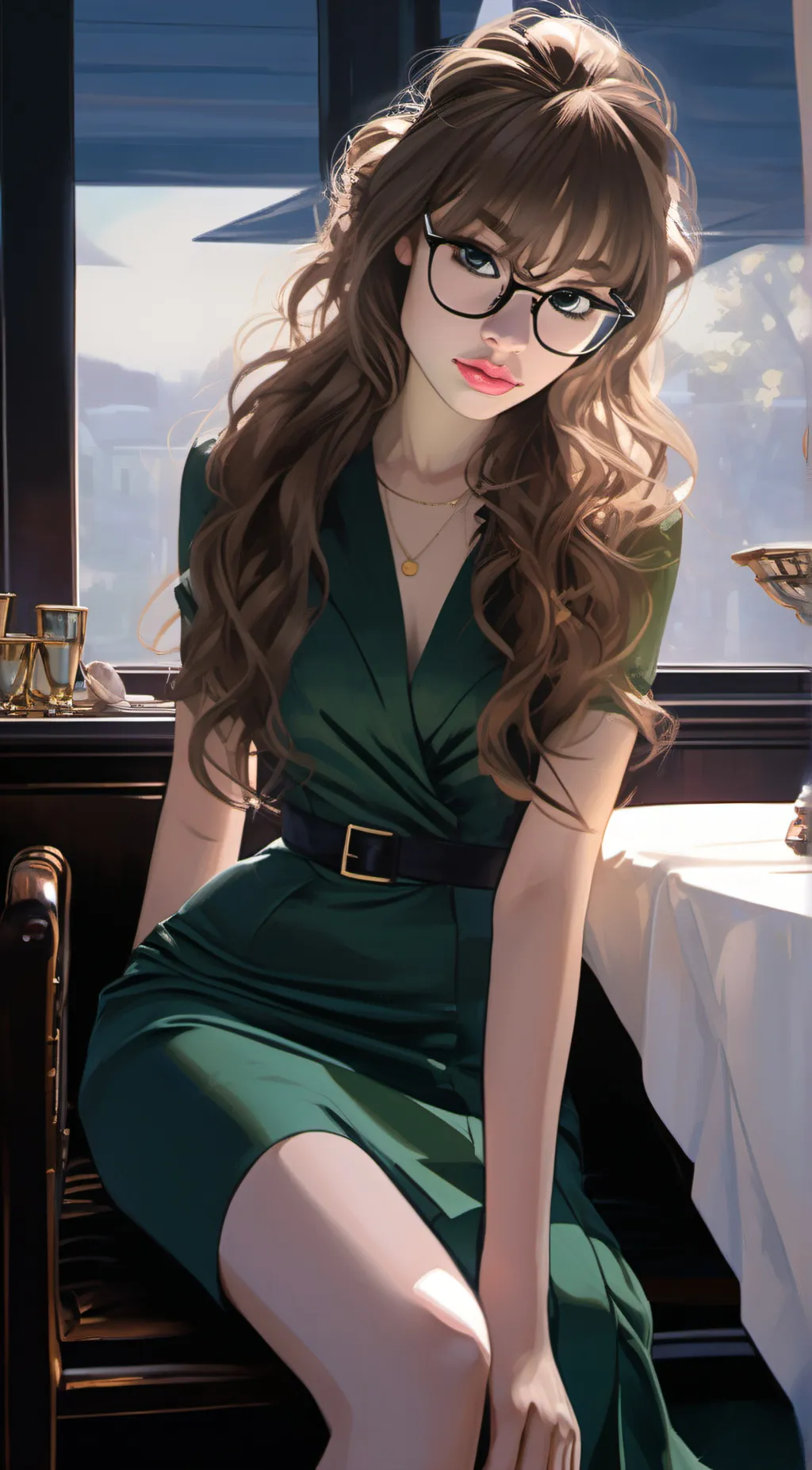 ai character: Lynn  background