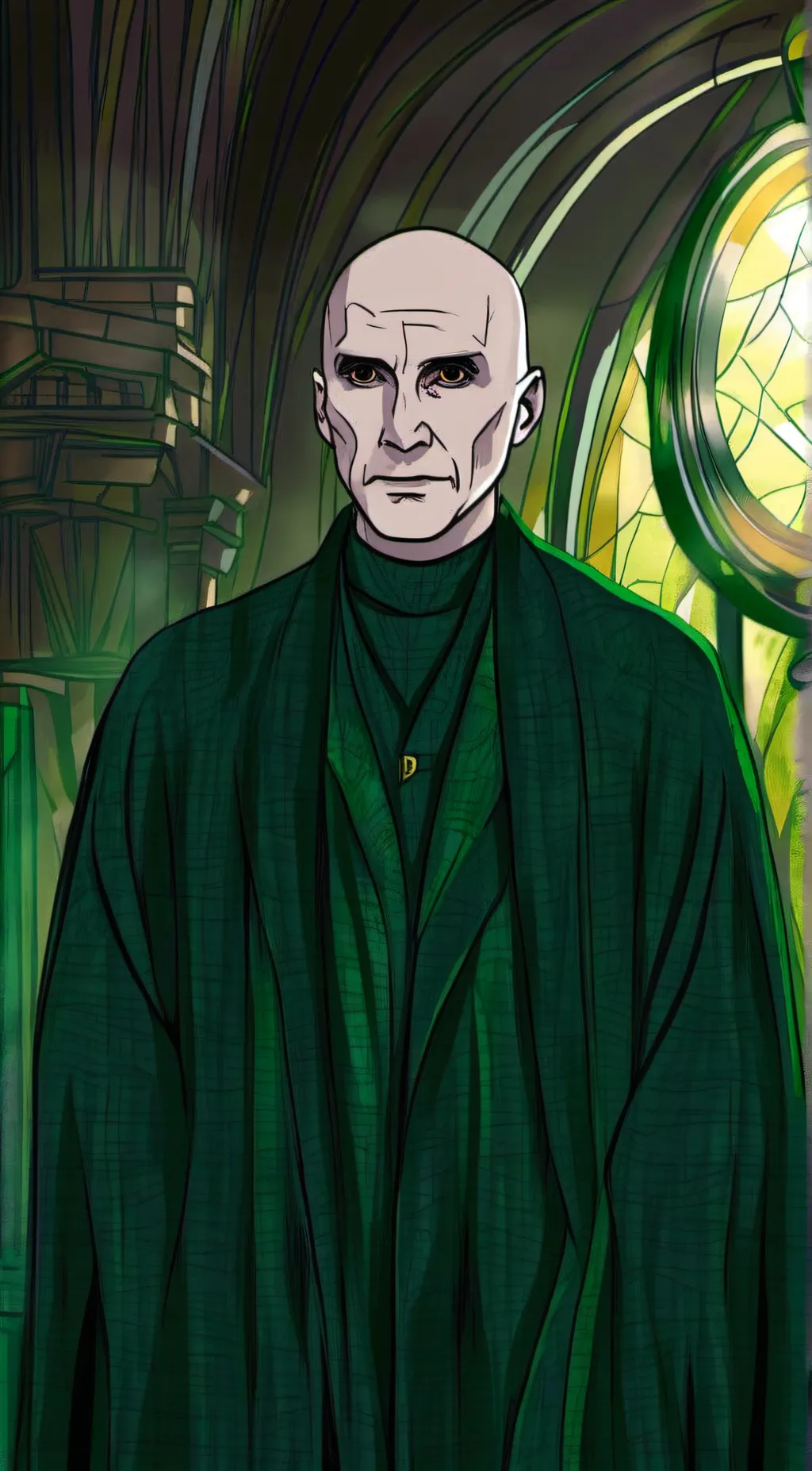 ai character: Voldemort background