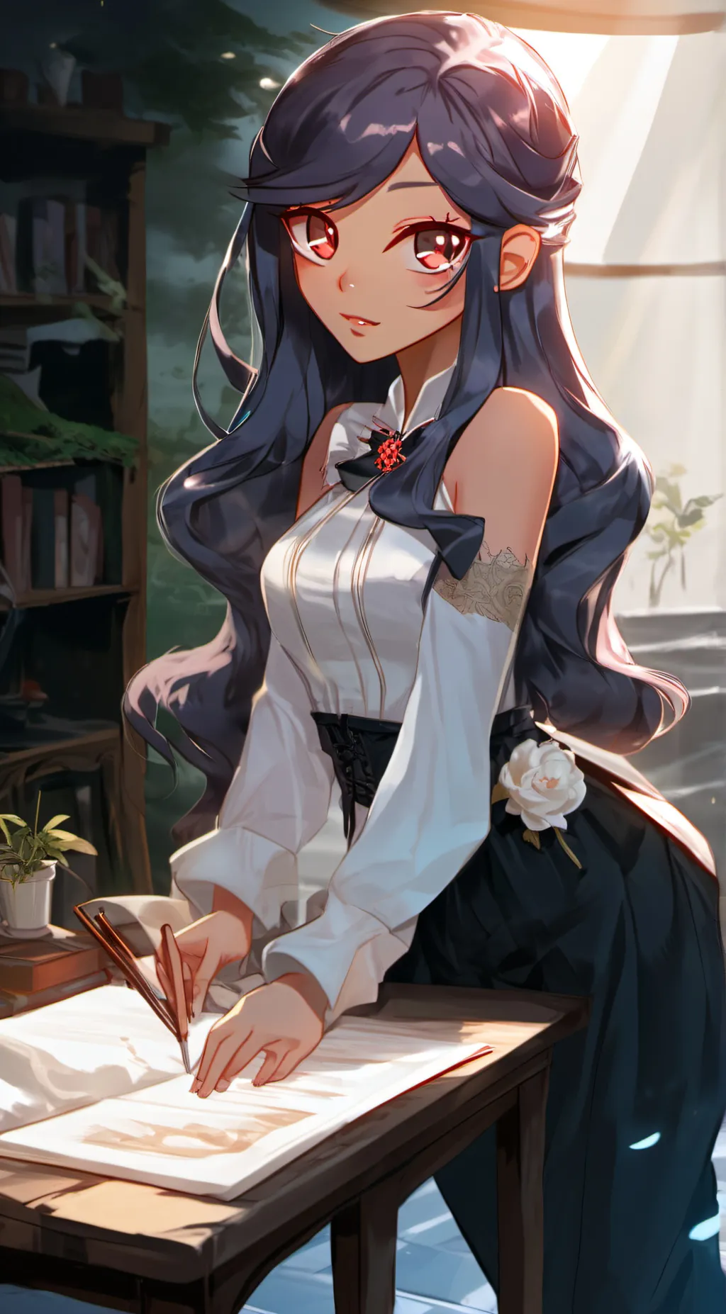 ai character: aphmu  background