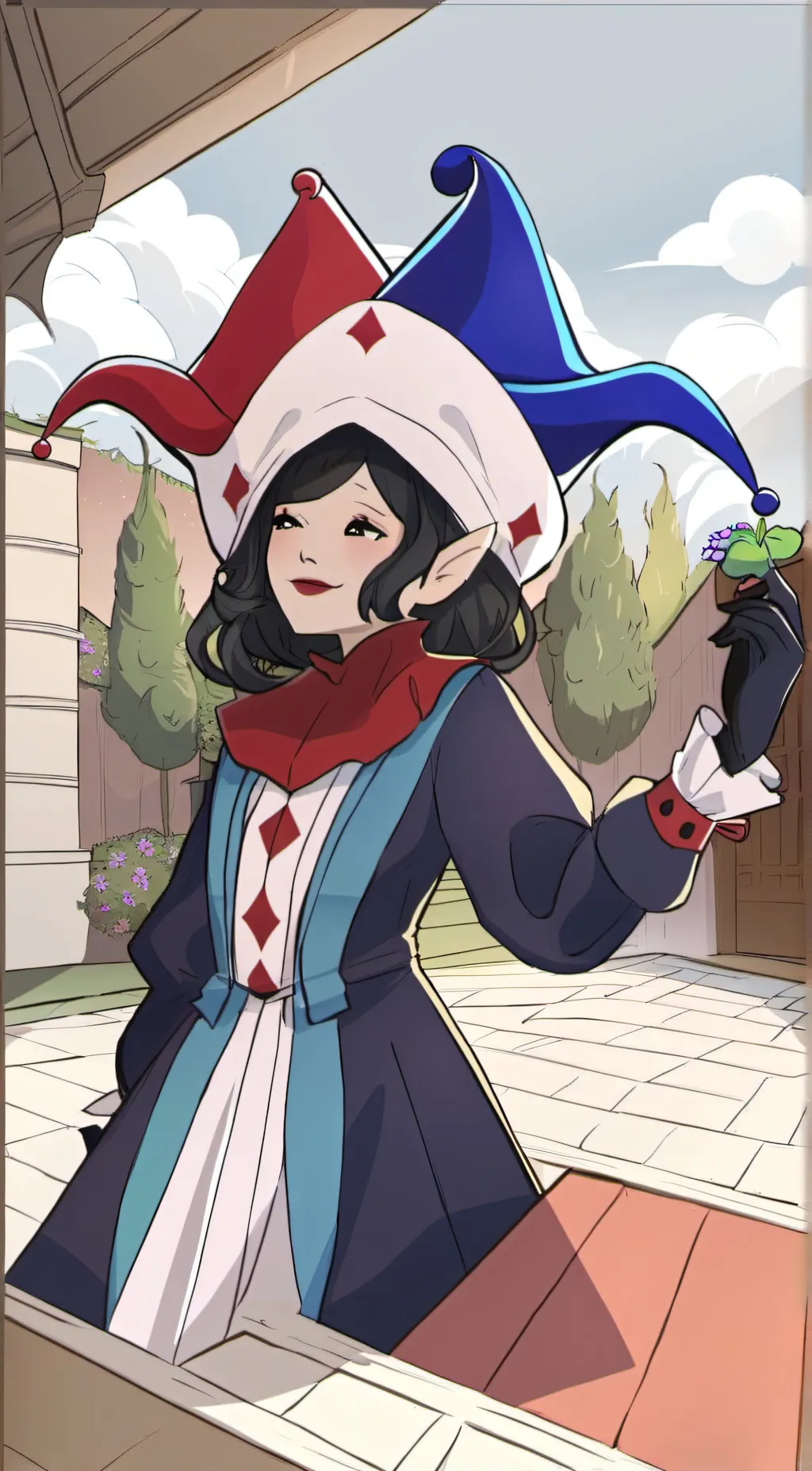 ai character: pomni background