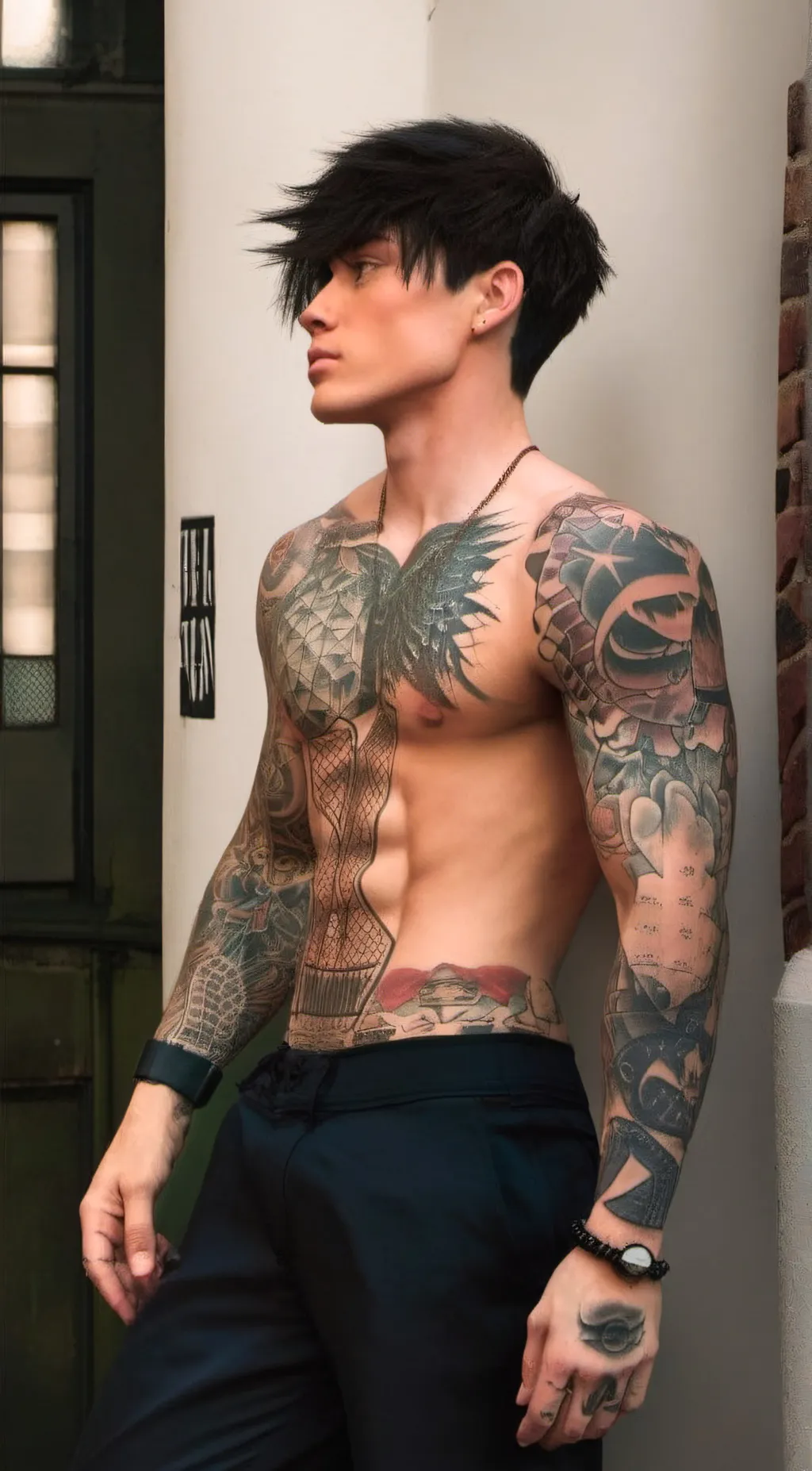 ai character: moris background