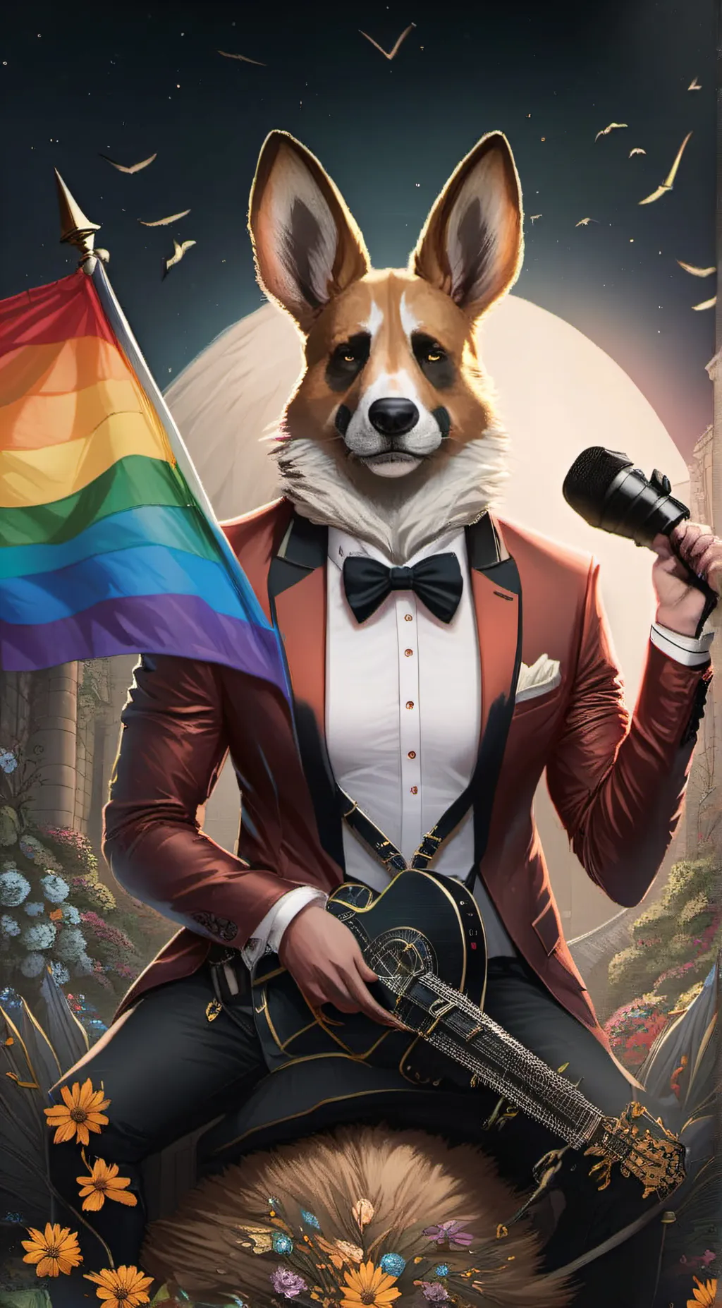 ai character: Archibald  background