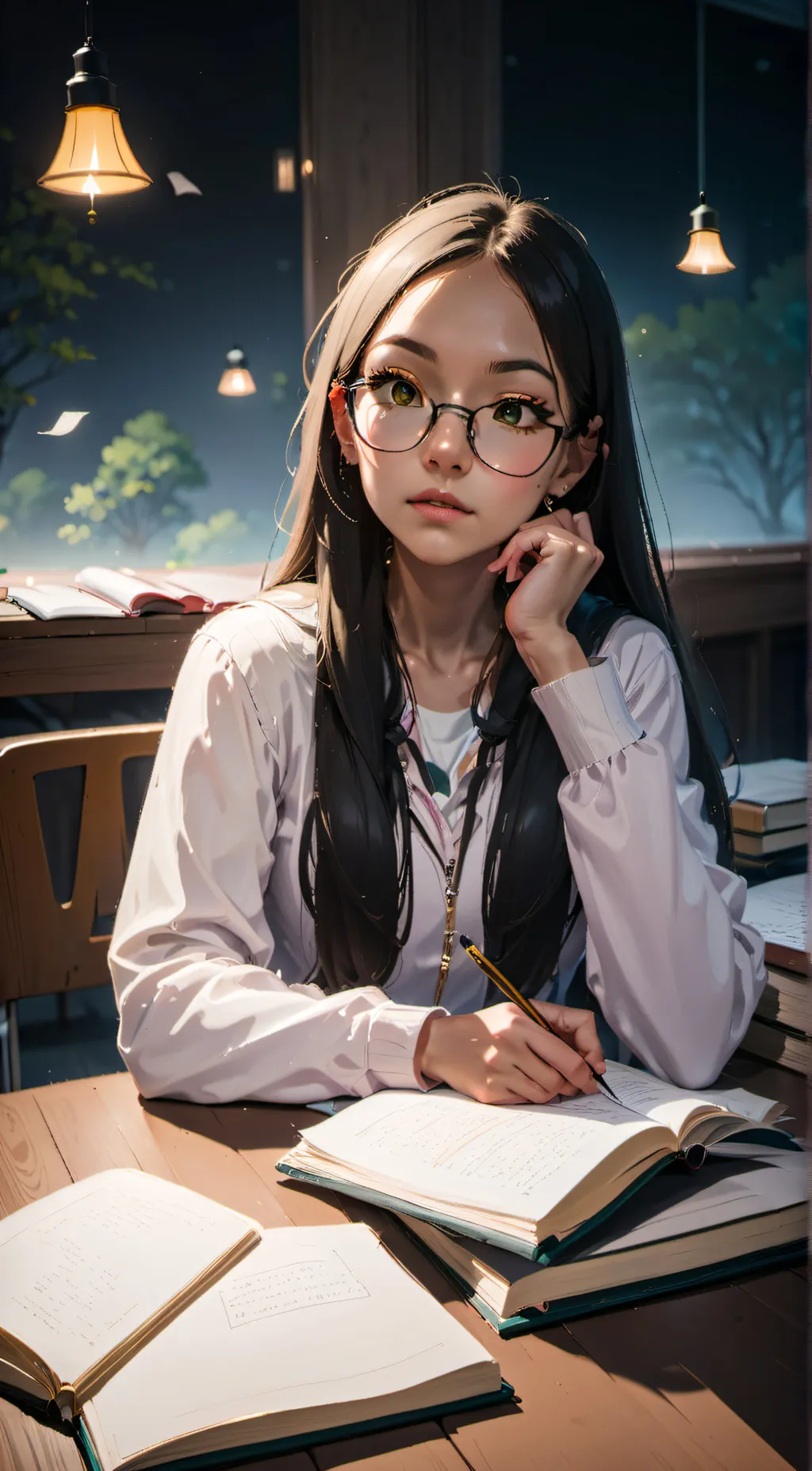 ai character: Lily background
