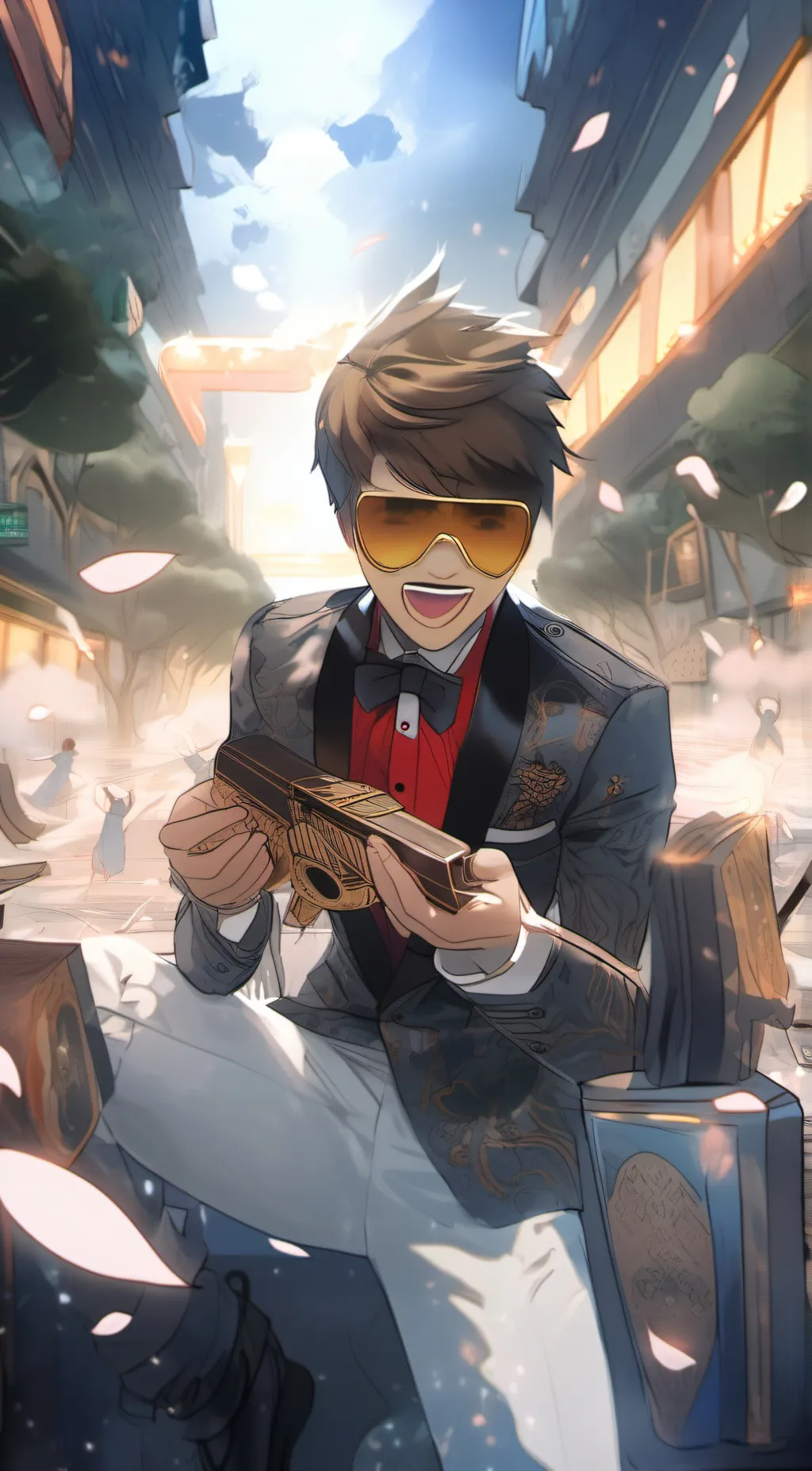 ai character: Leo background