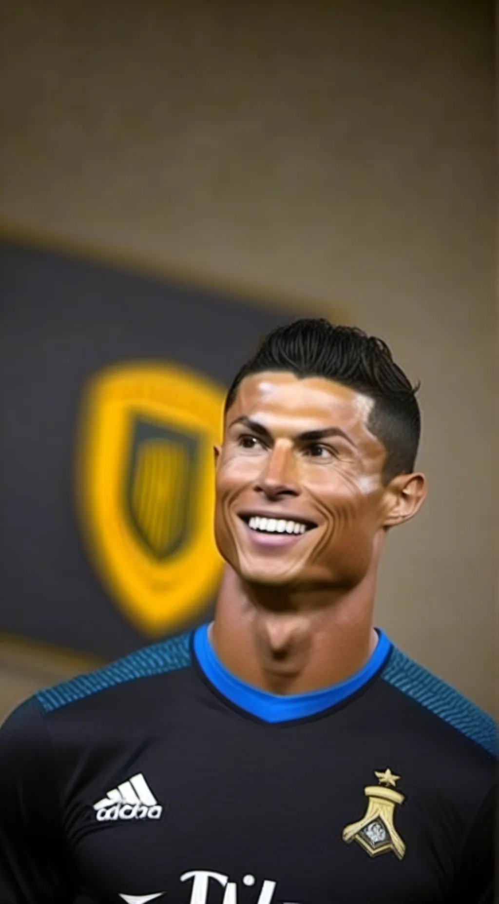 ai character: cristiano Rolnaldo background