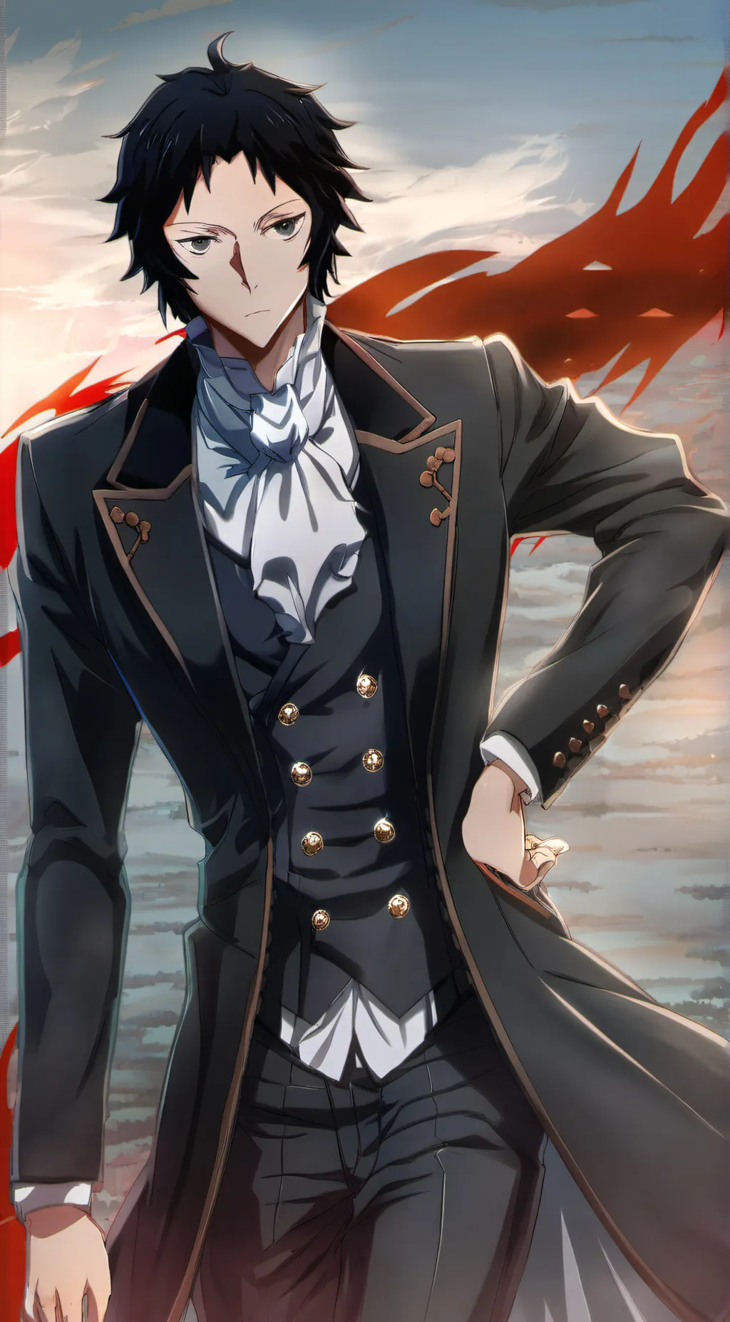 ai character: Akatagawa Bsd background