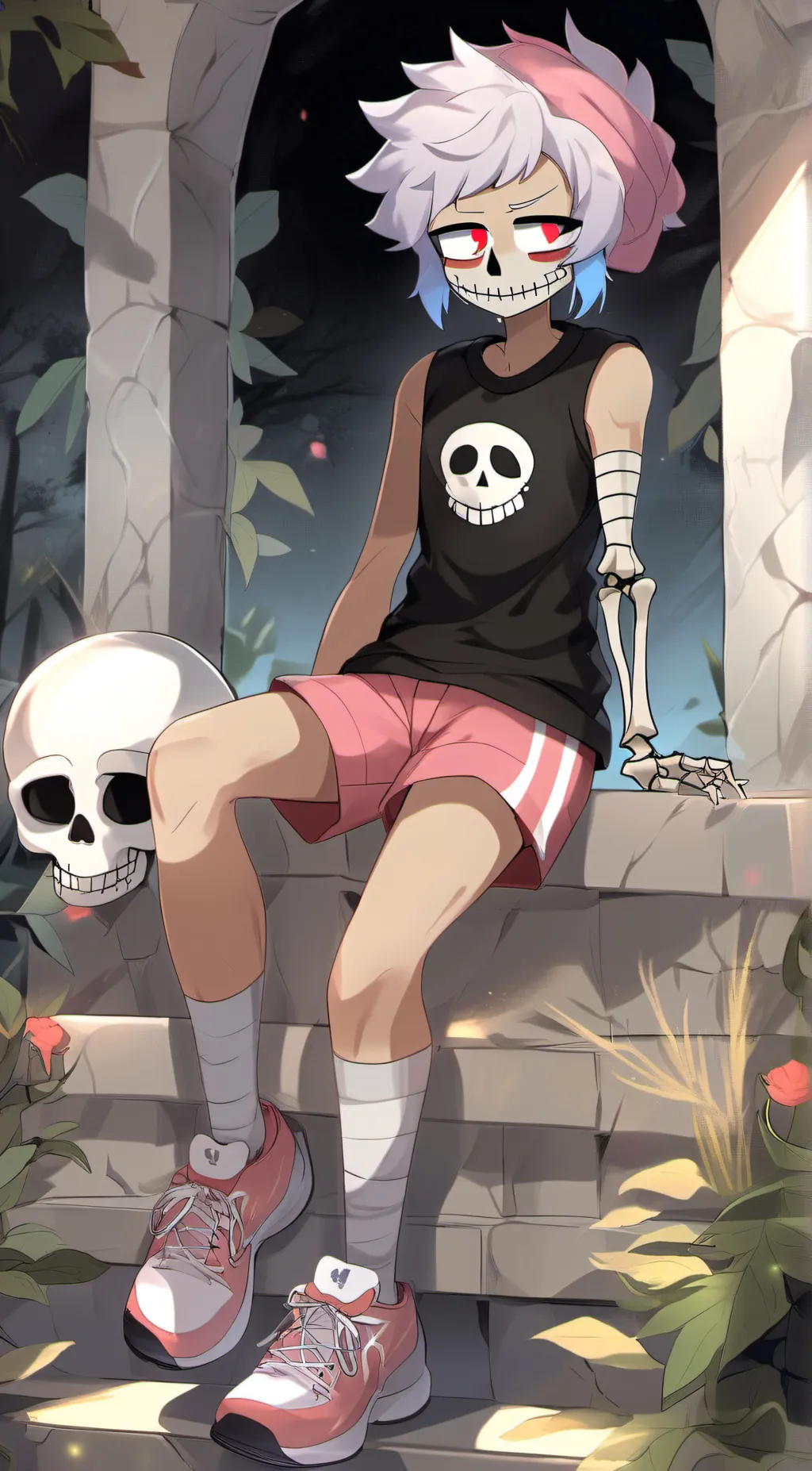 ai character: mako background